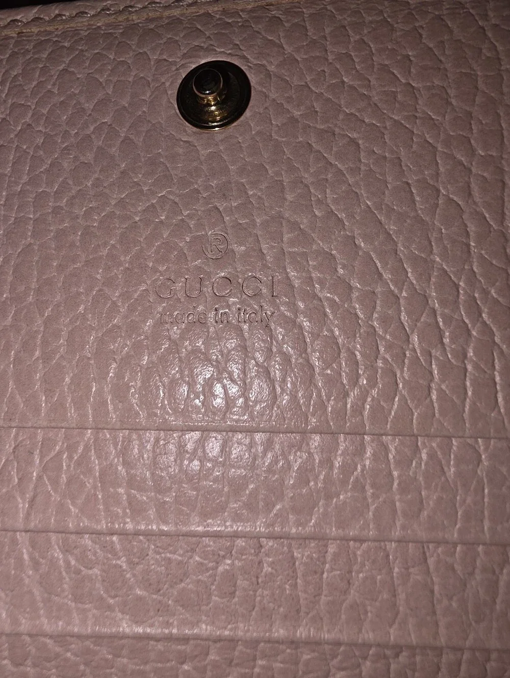 🌸✨ Authentic Gucci GG Marmont Card Case Wallet – Blush Pink Leather ✨🌸 - Picture 11 of 17